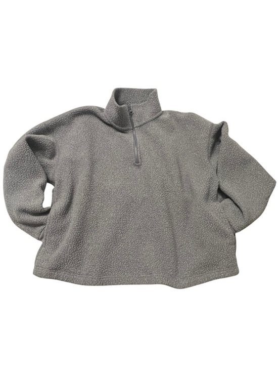 Everlane Tops - Everlane ReNew Fleece Half-Zip Pullover Blue Gray Sweatshirt Women’s L